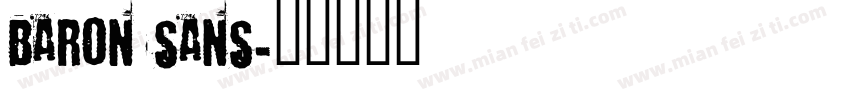 baron sans字体转换